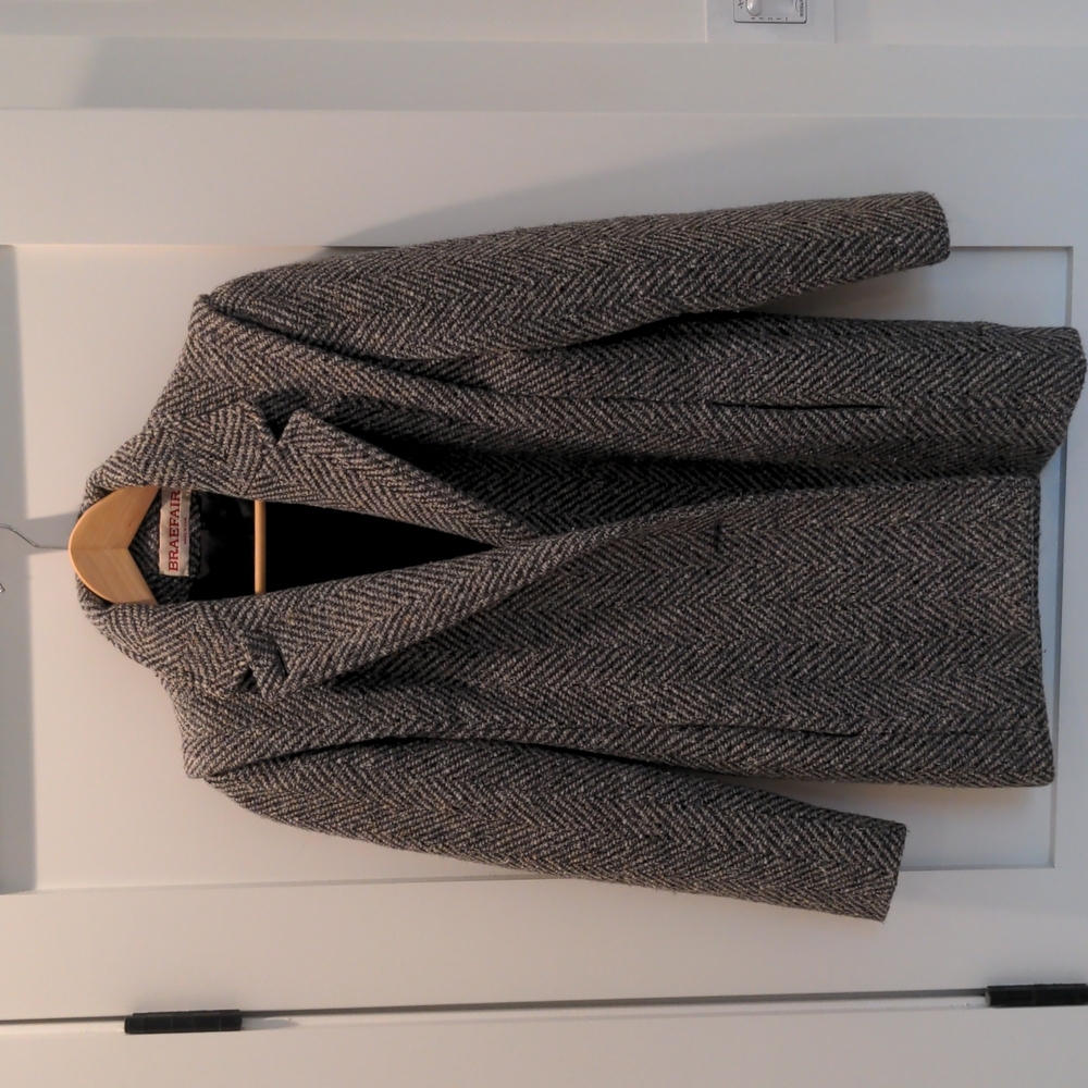 Vintage Saks 5th Avenue herringbone blazer, size 4